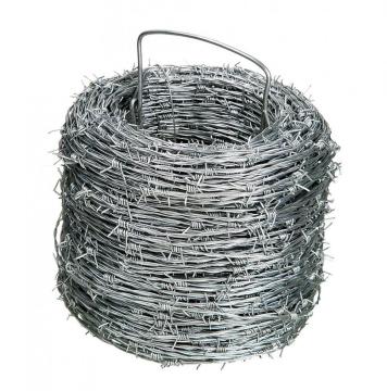 Alambre de púas galvanizado en caliente o recubierto de PVC
