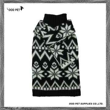 Warm Scarf Snowflake Dog Sweaters