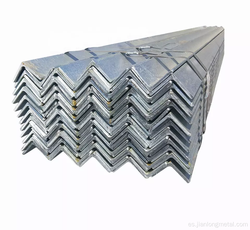 Ángulo galvanizado Material de construcción de la barra del ángulo de hierro/acero