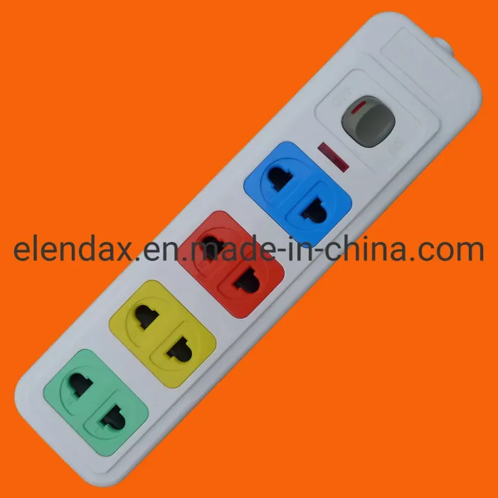 Универсальная 2-контактная 3-сторонняя розетка-удлинитель удлинителя (E1003)