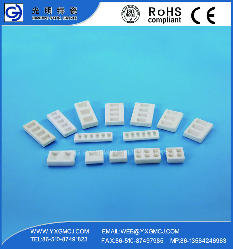 96%Al2O3 Ceramic slot insulation base for Air heater