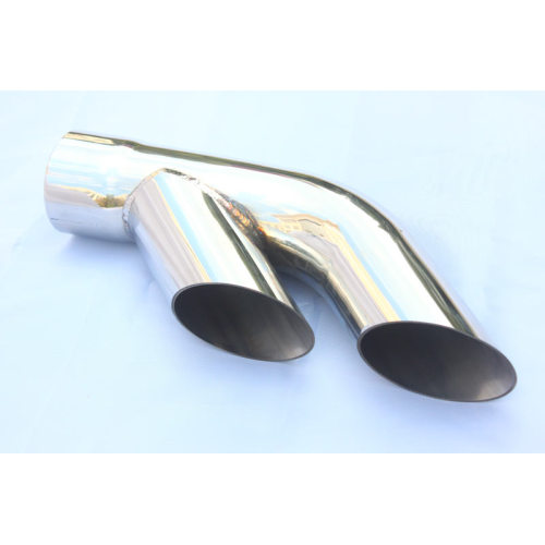 Dubbele uitlaten Slant Cut Exhaust Tip