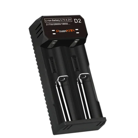 Universal 1.2V Type C Dual-Slot Lithium Ion Battery Charger for 18650 & 21700 Batteries