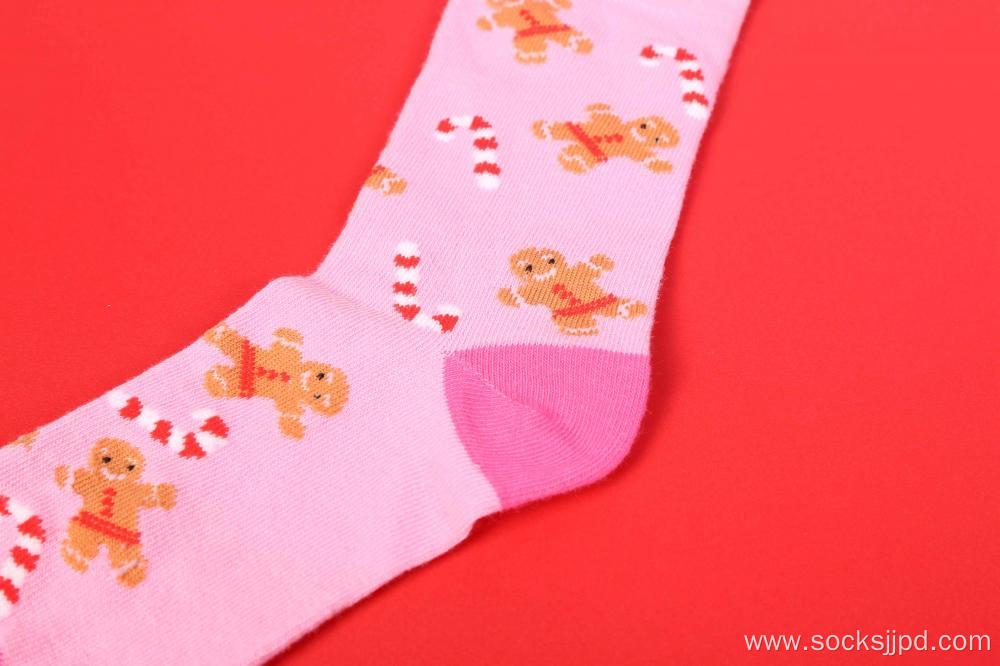 Chritmas cotton socks for women