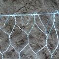 Hot dip galvanized tenunan gabion wire mesh / gabion sangkar