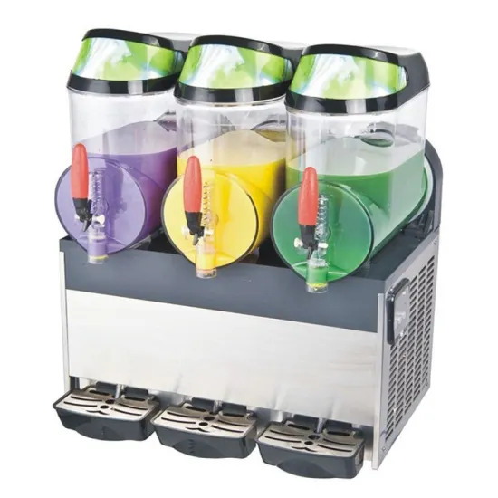 110V Slushy Machine: Triple Bowl Margarita Frozen Drink Maker (45L)