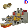 Automatic metal whisky mescal wine bottle cap making machine production line