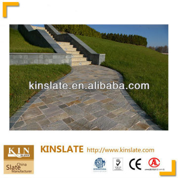 Natural Good Quality Beige Quartzite Outdoor Flooring Driveways