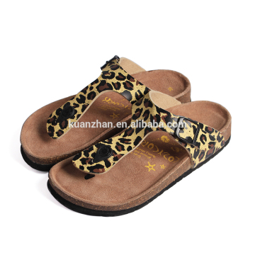 Wholesale China Factory woman cork slipper pu women slippers
