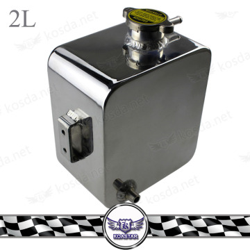 Universal 2L Polished Aluminum Header Tank, Water Expansion Tank