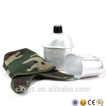 customized Military Water Canteen With Canvas Cover