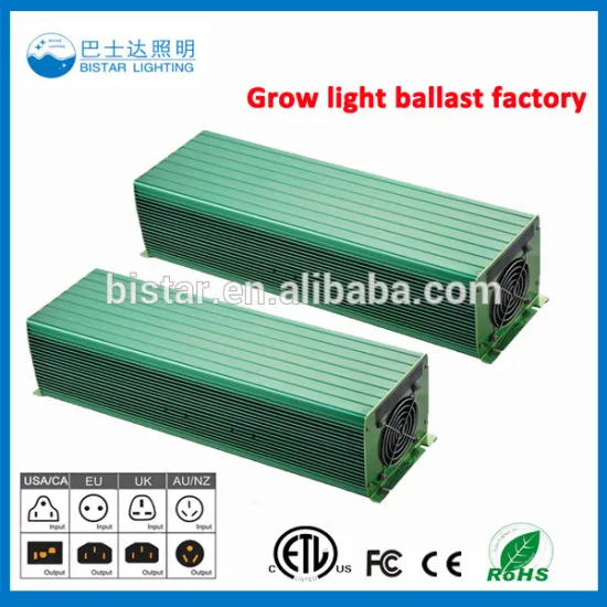 Silent Operation dimmable HID electronic ballast for hydroponics industry