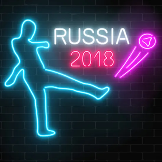 FOOTBALL LIGHTED NEON SIGN