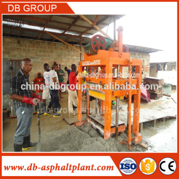 Africa Philippine Kenya hot sale hollow manual cement block machine