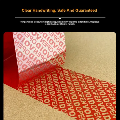 Tamper Resistant Carton Security Seal - Anti-Counterfeiting Tape