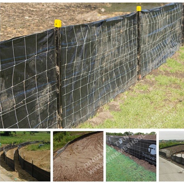 Wire Backed Silt Fence