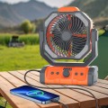 Éventail électrique rechargeable du camping extérieur