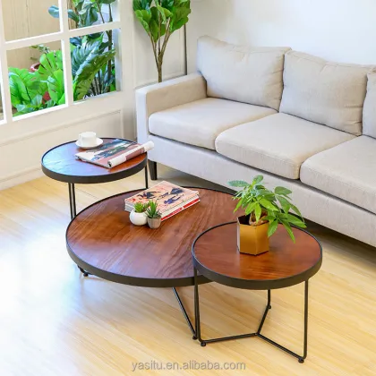 Birch Furniture America Berkley Mid-Century Modern Walnut Coffee Table