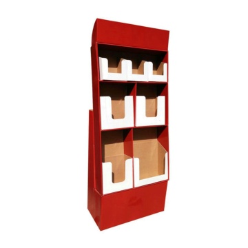 Minimalist Paper Display Stand for Grocery Store Use