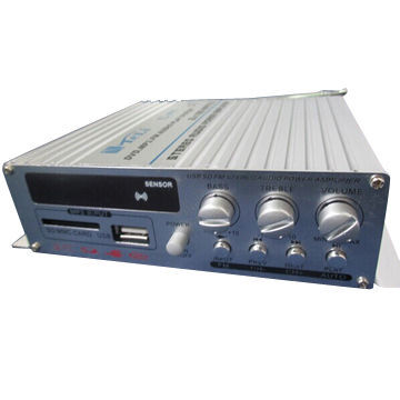 USB, एसडी, एफएम ऑडियो पावर कार एम्पलीफायर, 12V मिनी 2-चैनल