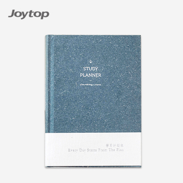 Joytop 7987 Wholesale Foil Stamping A5 Monthly Weekly Study Planner Hardcover Notebook