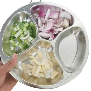 Elegant Stainless Steel Container with Panel Design