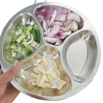 Elegant Stainless Steel Container with Panel Design