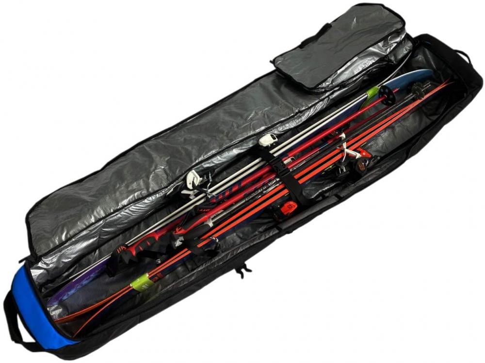 High End Double Roller Wheeled Padded Ski Bag