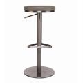 Tabouret de bar à couverture revanche colorée chaise de base de base de base gris foncé