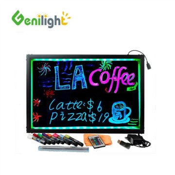 低価格のガラスLEDライティングボード