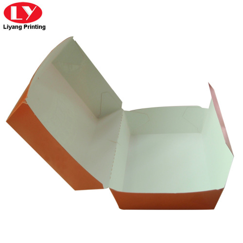 Food Grade Paper Hamburger Boxes Printing