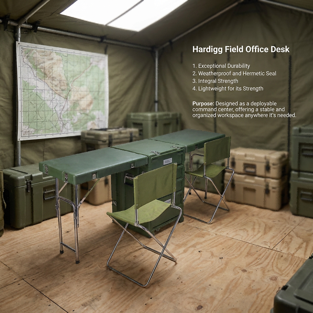 Rotomold Field Desk