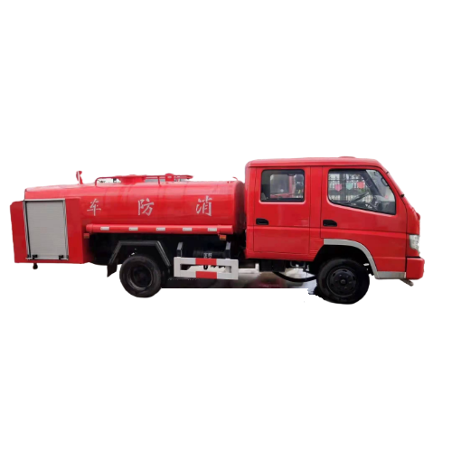 City recuse emergency water tender red fire truck