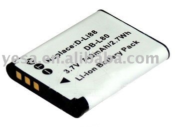 camcorder battery for SANYO DB-L80