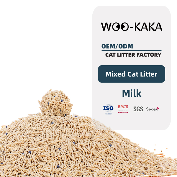 Mixed cat litter