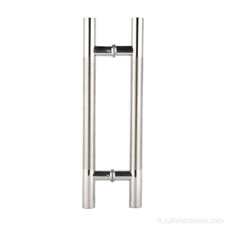 Hindi kinakalawang na asero glass door h hawakan