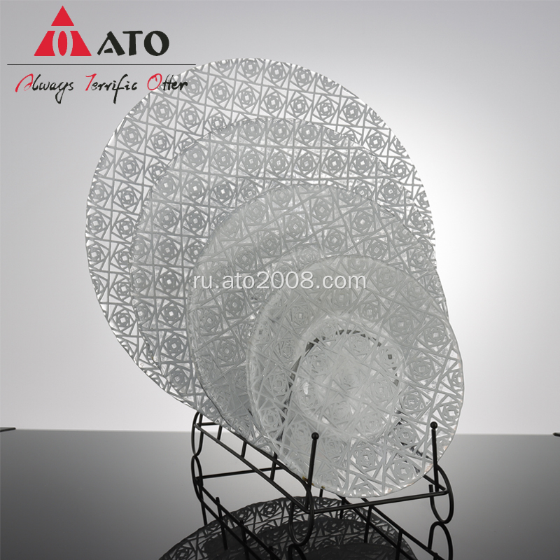 Ato Creative Tailwareware Galss Plate круглая стеклянная пластина