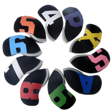 Custom Golf Iron Head Covers 10-Piece Set: Protect Your Clubs with Mallet Putter Cover