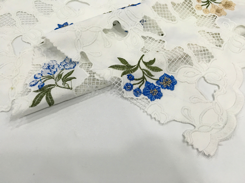 Laser Cut Embroidery Fabric