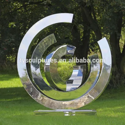 High quality custom 304 316 materials stainless steel sculpture