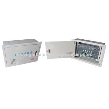 Multimedia box, with 5-port RJ45, 6-port RJ11, 1-in 4-out CATV