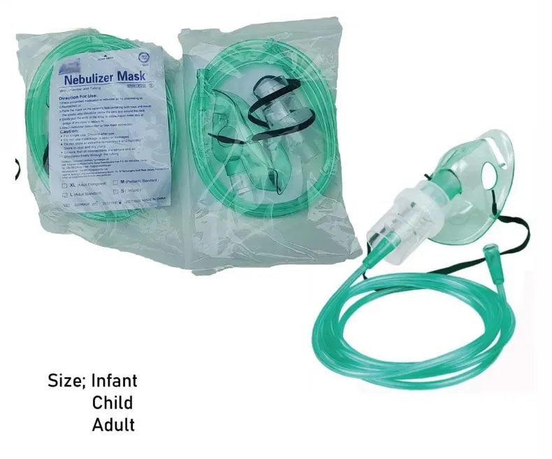 Wholesale Adult Medical Grade PVC Disposable Nebulizer Oxygen Mask