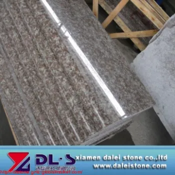 G687 Granite and Peach Red Granite Stairstone