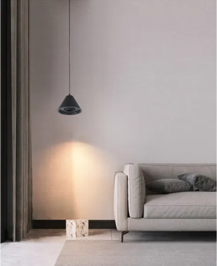 Modern LED Nordic Black Chandelier Pendant Light for Office