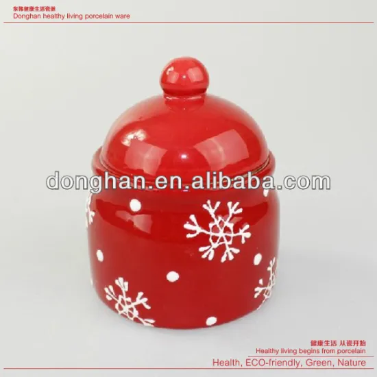 2014 Christmas gift sugar jar factory direct wholesale food safe eco-friendly