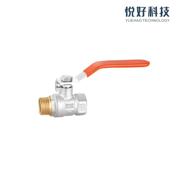 Guarnizione in PTFE filettata per mini valvola a sfera in ottone cromato