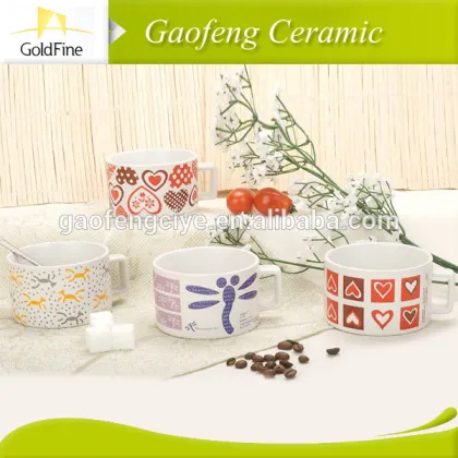 full decal ceramic cup