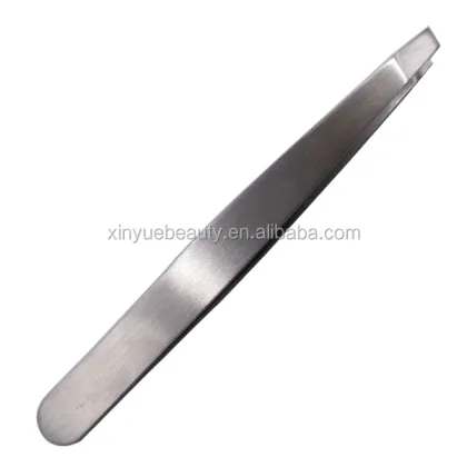 Stainless Steel Tweezers Set Slant Flat Tweezers Manufacturer