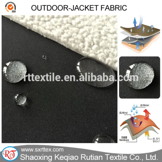 Climbing coldproof 3 layers softshell fabric