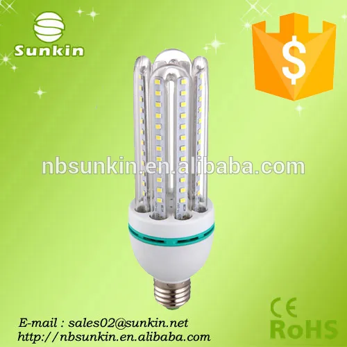 2015 Cheapest U shape corn led light,e27 led corn lamp,smd2835 led corn bulb